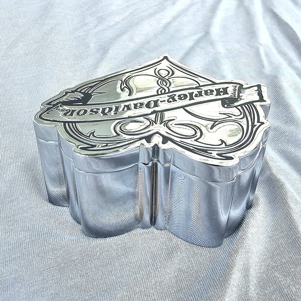 Harley Davison HD heart Shaped Jewelry Trinket Box 2007. - Picture 3 of 10